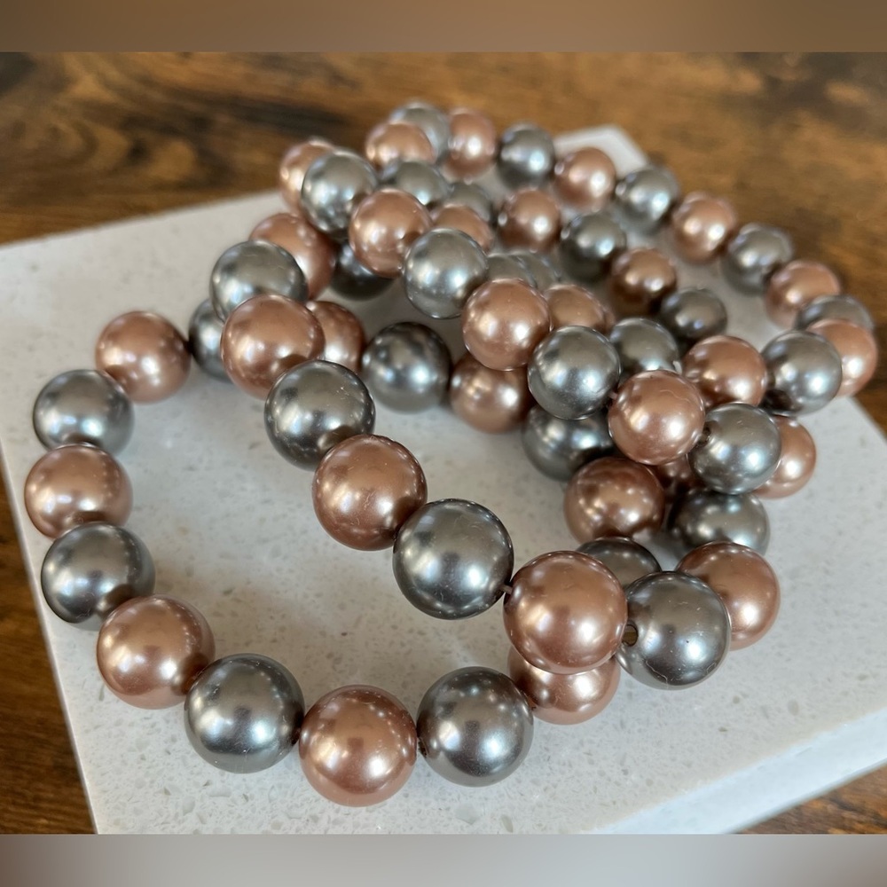 Copper Top Bubble Bracelet Set